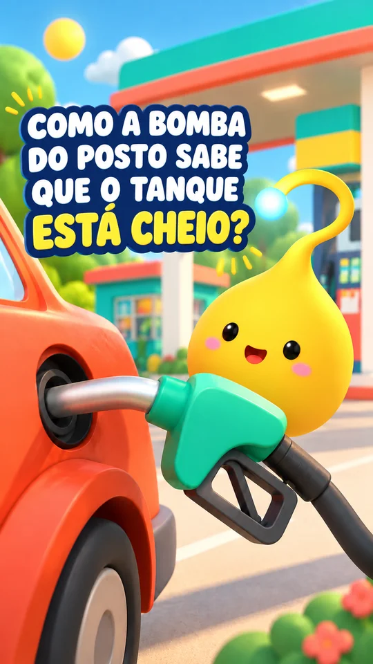 Curio observa o bico conectado a um carro laranja em um posto colorido de massinha